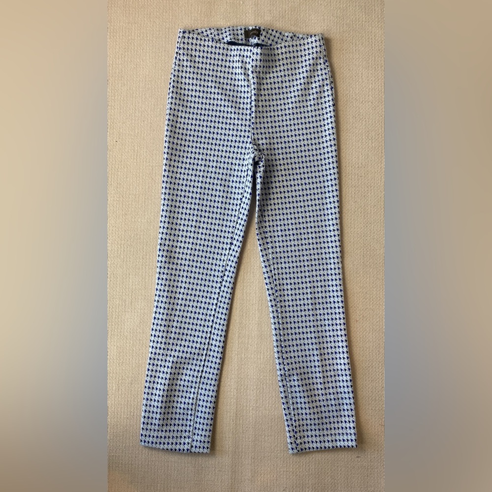 Crosby Houndstooth Pencil Pull-On Knit Pants XS